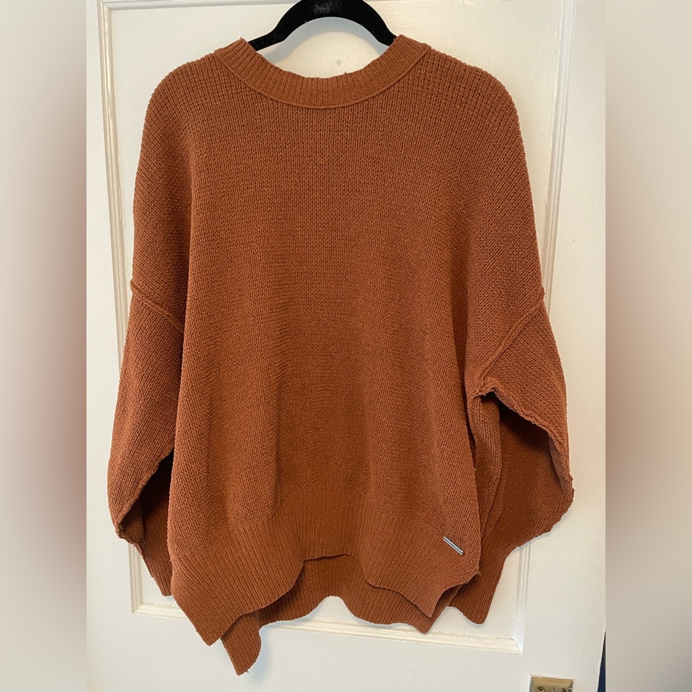 Abercrombie & Fitch Rust Crew Neck Sweater